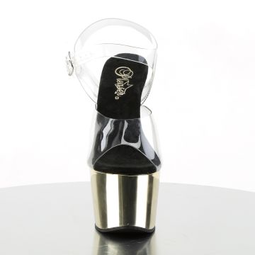ADO708/C/GCH zlaté sexy boty | ADORE-708 Pleaser - zepředu