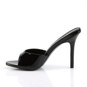 Černé erotické pantofle CLAS01/B | CLASSIQUE-01 Pleaser - z vnitřku Černé erotické pantofle CLAS01/B | CLASSIQUE-01 Pleaser - z vnitřku