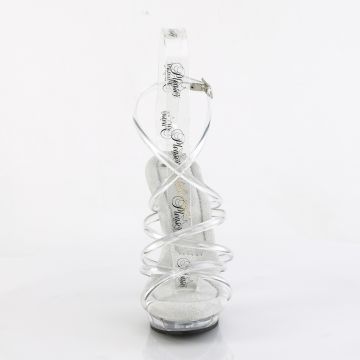 Průhledné sandály LIP106/C/M | LIP-106 Fabulicious - zepředu