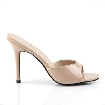 Tělové sexy pantofle CLAS01/ND | CLASSIQUE-01 Pleaser - zezadu