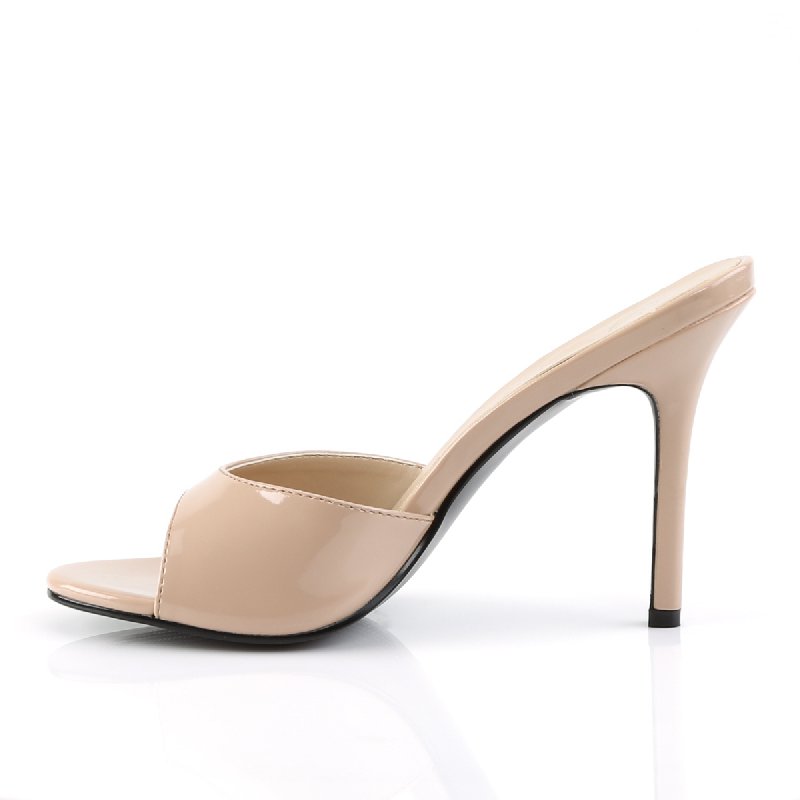 Tělové sexy pantofle CLAS01/ND | CLASSIQUE-01 Pleaser - z vnitřku