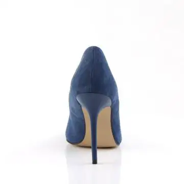 Modré semišové lodičky CLAS20/DMSUE | CLASSIQUE-20 Pleaser - zezadu