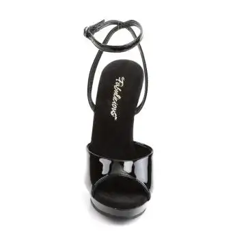 LIP-125/B/M černé sexy boty | LIP-125 Fabulicious - zepředu