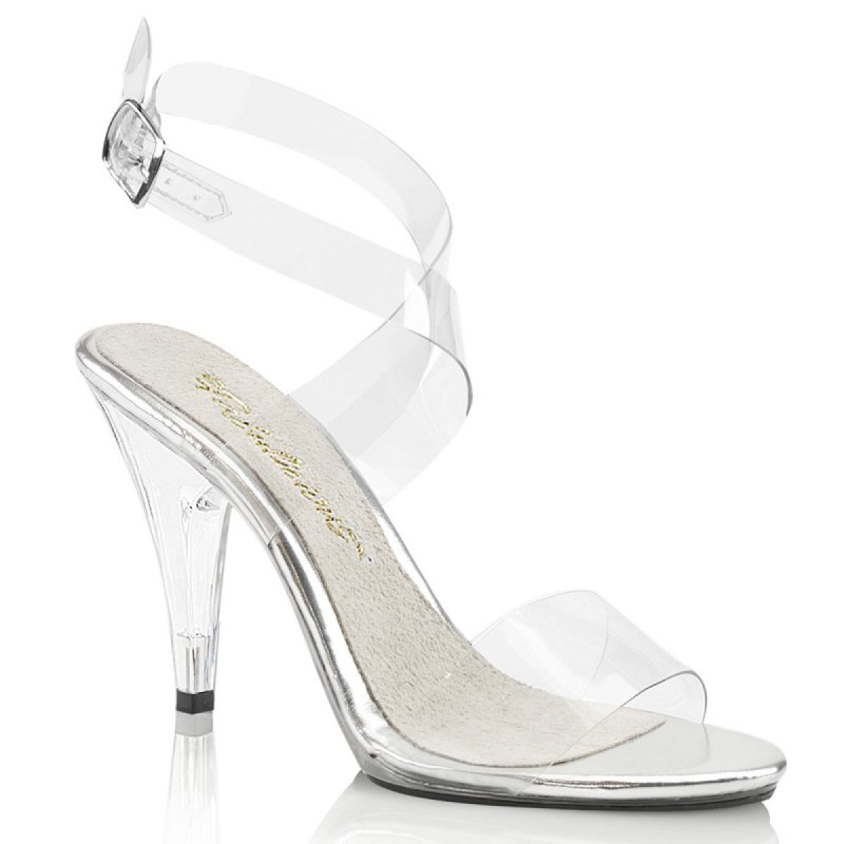 Páskové průhledné sandály CAR412/C/M Fabulicious | CARESS-412 Fabulicious