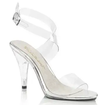 Páskové průhledné sandály CAR412/C/M Fabulicious | CARESS-412 Fabulicious