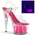 Růžové svítící sexy boty ADORE-708FLM ADO708FLM/C/C-HP