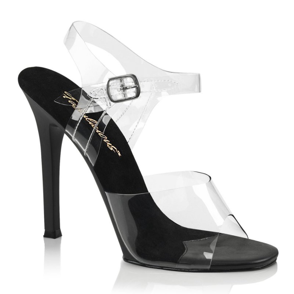 Černé bikini fitness sandály GALA08/C-B/B | GALA-08 Fabulicious