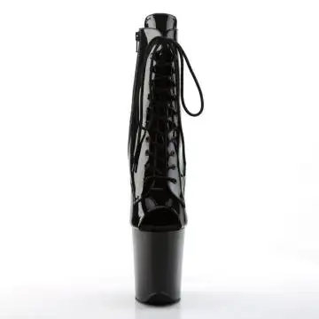 Černé sexy kozačky FLAM1021/B/M | FLAMINGO-1021 Pleaser - zepředu