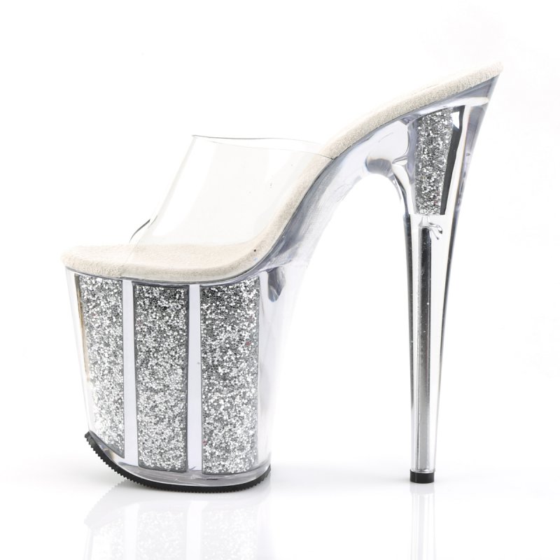 Sexy pantofle FLAMINGO-801G FLAM801G/C/SG | FLAMINGO-801G Pleaser - z vnitřku