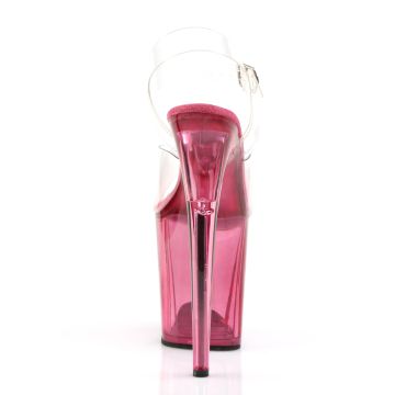 Růžové sexy boty na extrémním podpatku FLAM808T/C/PN | FLAMINGO-808T Pleaser - zezadu Růžové sexy boty na extrémním podpatku FLAM808T/C/PN | FLAMINGO-808T Pleaser - zezadu