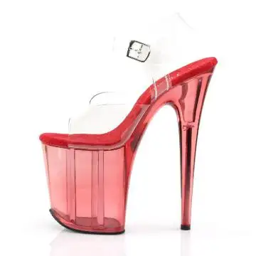Červené sexy boty na extrémním podpatku FLAM808T/C/R | FLAMINGO-808T Pleaser - z vnitřku