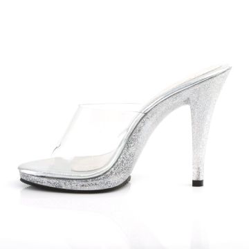 Průhledné pozing pantofle s třpytkami FLA401MG/C/M | FLAIR-401MG Fabulicious - z vnitřku