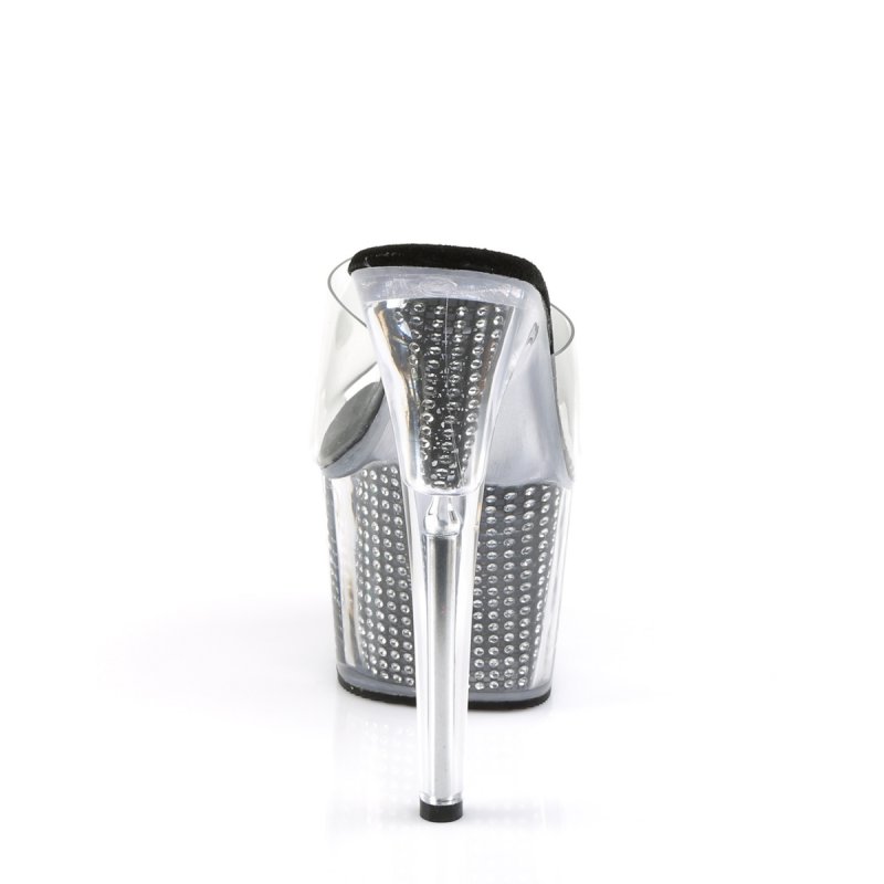 Luxusní sexy pantofle ADO701SRS/C/B | ADORE-701SRS Pleaser - zezadu
