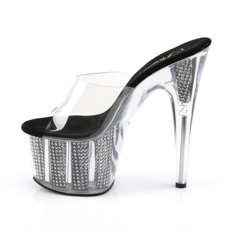 Luxusní sexy pantofle ADO701SRS/C/B | ADORE-701SRS Pleaser - z vnitřku