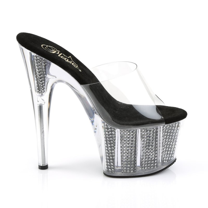 Luxusní sexy pantofle ADO701SRS/C/B | ADORE-701SRS Pleaser - z vnějšku