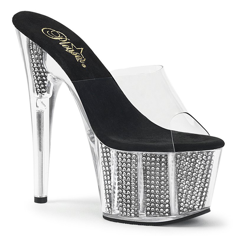 Luxusní sexy pantofle ADO701SRS/C/B | ADORE-701SRS Pleaser