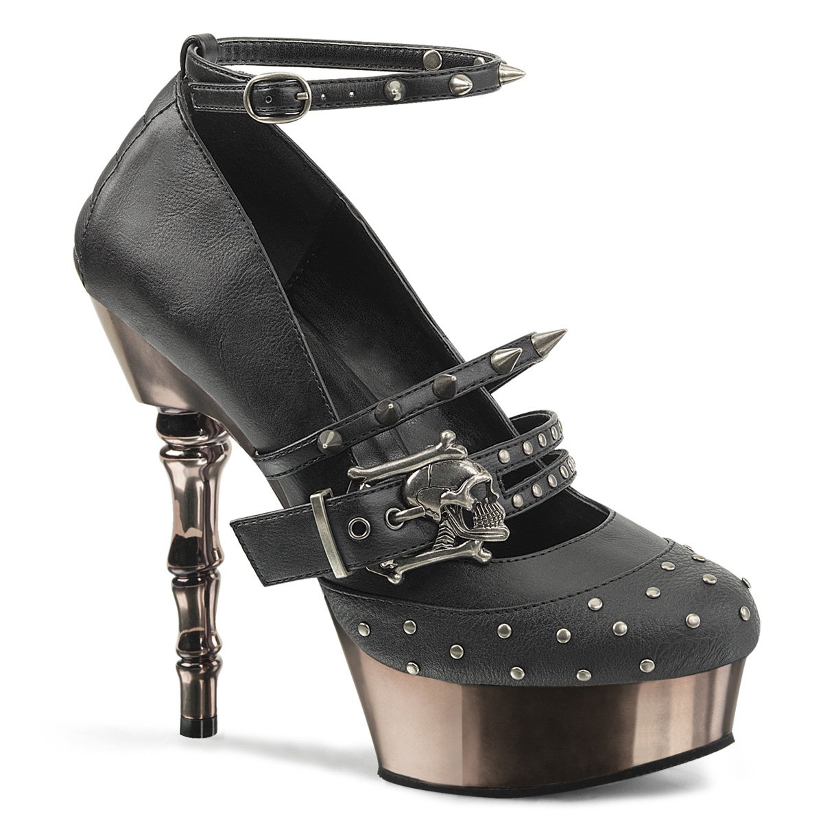 Extravagantní lodičky na vysokém podpatku MUERTO-680 MUE680/BVL | MUERTO-680 DemoniaCult