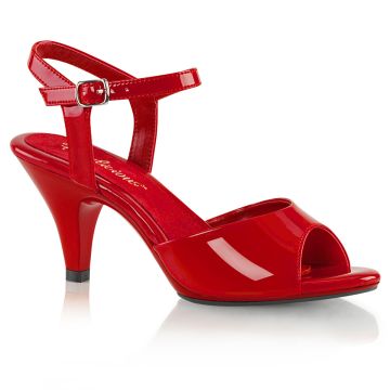 Červené společenské sandálky BEL309/R/M | BELLE-309 Fabulicious Červené společenské sandálky BEL309/R/M | BELLE-309 Fabulicious