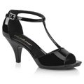 Černé plesové boty BELLE-371 BEL371/B/M