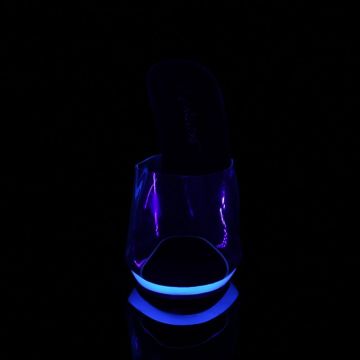 Modré pantofle POISE501UV/C/NBL | POISE-501UV Pleaser - zepředu