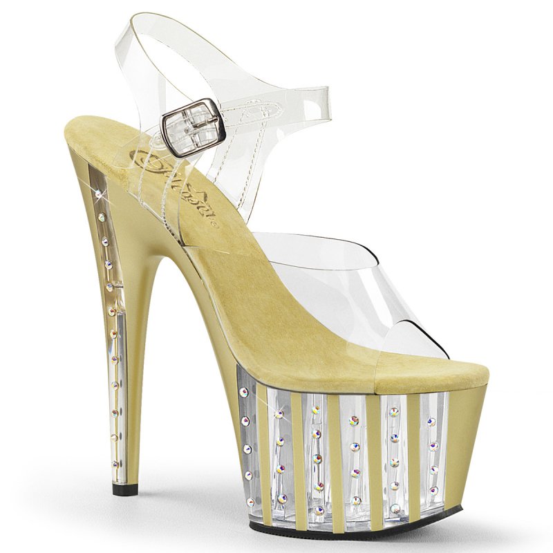 Zlaté sexy boty ADORE-708VLRS/C/G