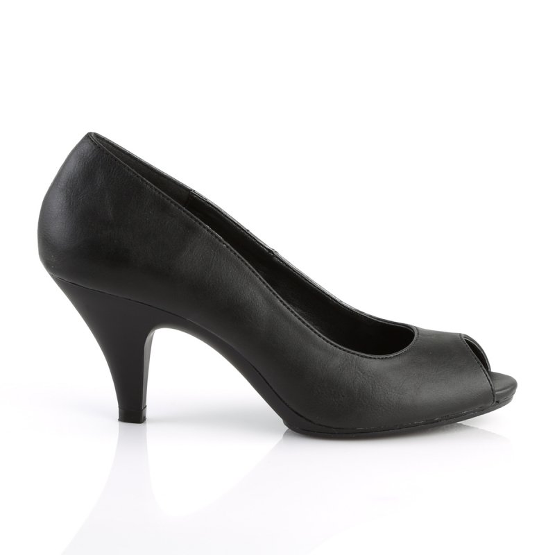 BELLE-362 Černé matné lodičky BEL362/BPU/M | BELLE-362 Fabulicious - z vnějšku
