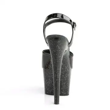 Černé sandály ADO709MG/B/M Pleaser | ADORE-709MG Pleaser - zezadu