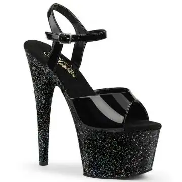 Černé sandály ADO709MG/B/M Pleaser | ADORE-709MG Pleaser