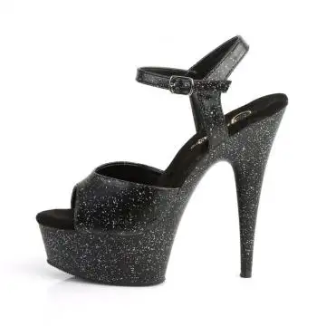 Černé sexy boty na vysokém podpatku KISS209MMG/BPU/M | KISS-209MMG Pleaser - z vnitřku