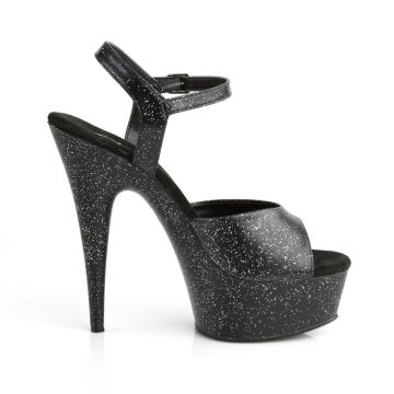 Černé sexy boty na vysokém podpatku KISS209MMG/BPU/M | KISS-209MMG Pleaser - z vnějšku