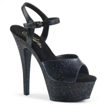 Černé sexy boty na vysokém podpatku KISS209MMG/BPU/M | KISS-209MMG Pleaser