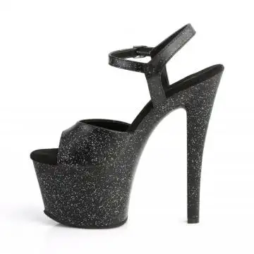 Černé sandály na platformě Pleaser SKY309MMG/BPU/M | SKY-309MMG Pleaser - z vnitřku