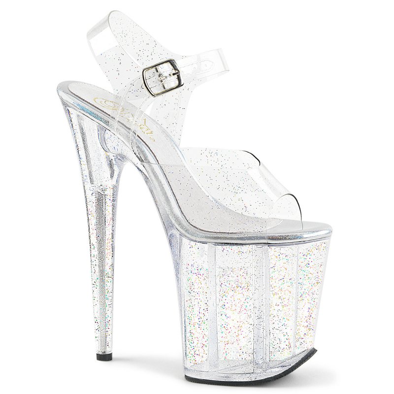 Sexy sandály na extrémním podpatku FLAMINGO-808MMG FLAM808MMG/C/M | FLAMINGO-808MMG Pleaser