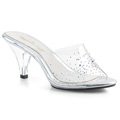 Průhledné pantoflíčky na středně vysokém podpatku BELLE-301SD BEL301SD/C/M