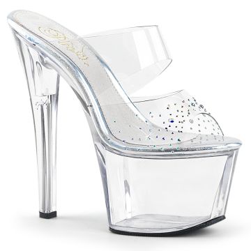 SKY-302SD průhledné pantofle na vysokém podpatku SKY302SD/C/M Pleaser
