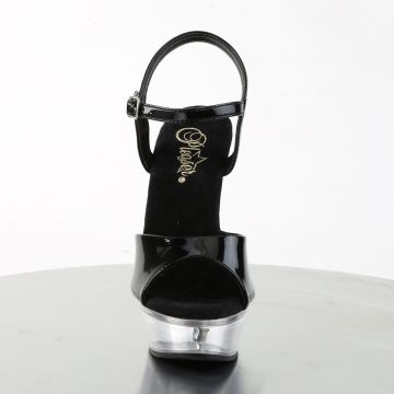 Taneční obuv na kovovém podpatku a platformě ALL609/B/C | ALLURE-609 Pleaser - zepředu Taneční obuv na kovovém podpatku a platformě ALL609/B/C | ALLURE-609 Pleaser - zepředu