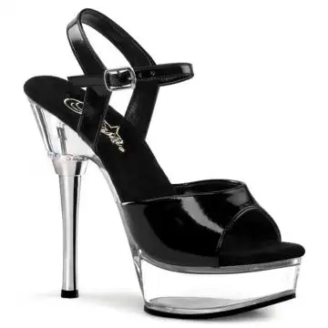 Taneční obuv na kovovém podpatku a platformě ALL609/B/C | ALLURE-609 Pleaser