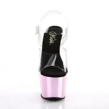ADO708/C/BPCH růžové taneční sexy boty | ADORE-708 Pleaser - zepředu