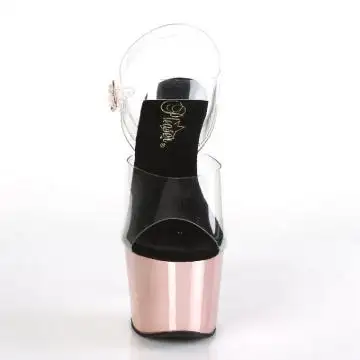 Sexy boty růžové zlato ADO708/C/ROGLDCH | ADORE-708 Pleaser - zepředu
