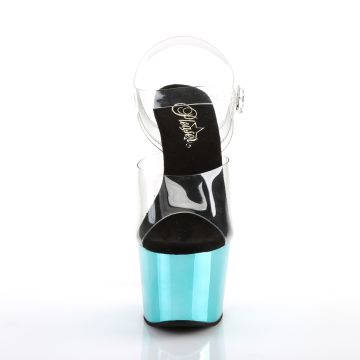 ADO708/C/TURCH tyrkysové taneční boty | ADORE-708 Pleaser - zepředu ADO708/C/TURCH tyrkysové taneční boty | ADORE-708 Pleaser - zepředu