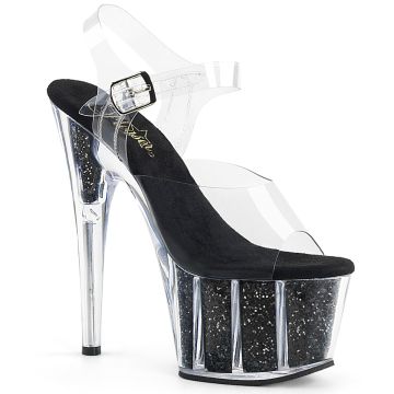 Černé sexy boty na podpatku ADO708G/C/BGI | ADORE-708G Pleaser Černé sexy boty na podpatku ADO708G/C/BGI | ADORE-708G Pleaser