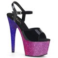 ADORE-709OMBRE striptýzové sexy boty ADO709OMBRE/B/FS-BL