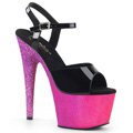Taneční sexy boty ADO709OMBRE/B/PN-LV