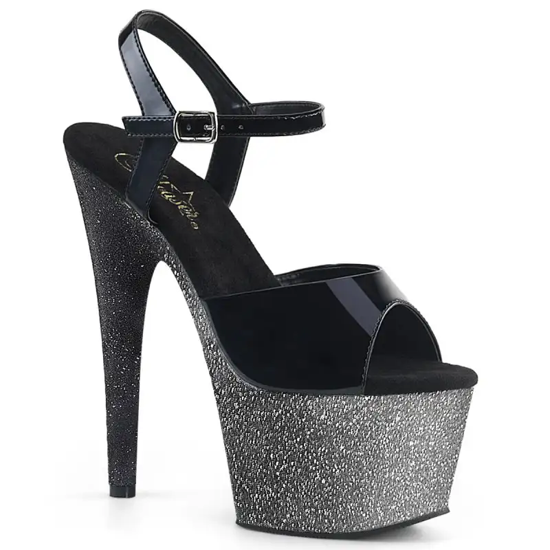ADORE-709OMBRE Tmavé sexy boty ADO709OMBRE/B/S-B