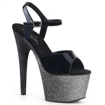 Sandály na go-go dance | ADORE-709OMBRE Tmavé sexy boty ADO709OMBRE/B/S-B Pleaser