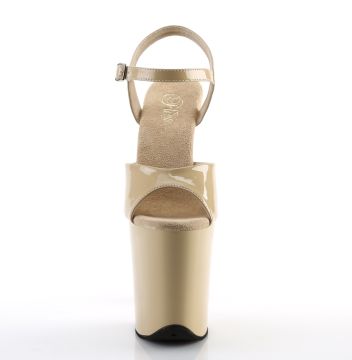 FLAM809/CR/M tělové sexy boty | FLAMINGO-809 Pleaser - zepředu