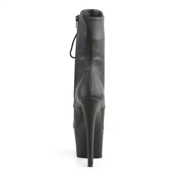 Černé matné pole dance kozačky SKY1020/BPU/M | SKY-1020 Pleaser - zezadu