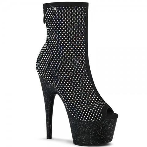 ADORE-1031GM Luxusní kotníkové boty Pleaser
